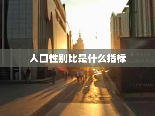 人口性别比是什么指标