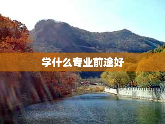 学什么专业前途好