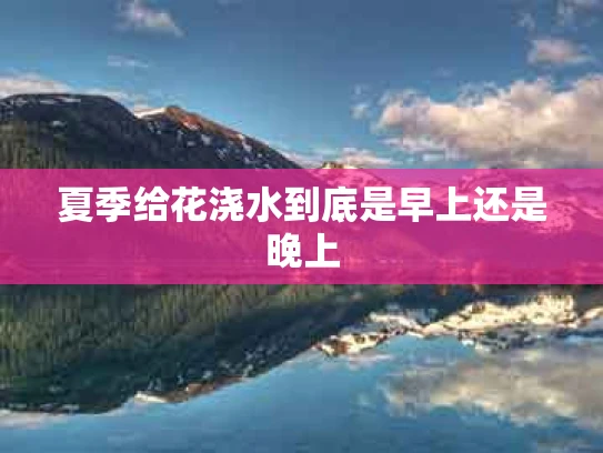 夏季给花浇水到底是早上还是晚上