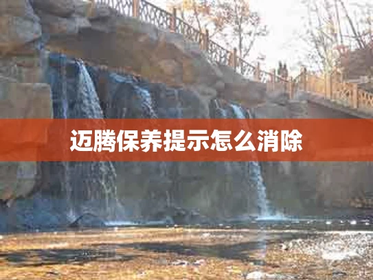 迈腾保养提示怎么消除