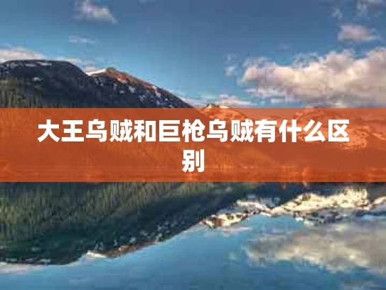 大王乌贼和巨枪乌贼有什么区别