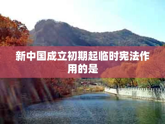 新中国成立初期起临时宪法作用的是
