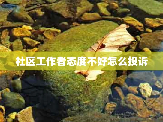 社区工作者态度不好怎么投诉