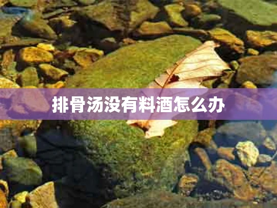 排骨汤没有料酒怎么办