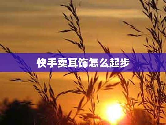 快手卖耳饰怎么起步