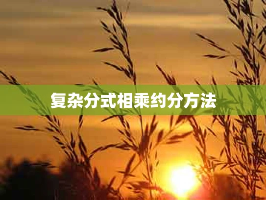复杂分式相乘约分方法