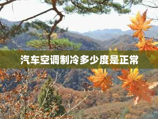 汽车空调制冷多少度是正常