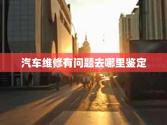 汽车维修有问题去哪里鉴定