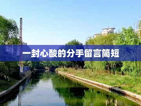 一封心酸的分手留言简短