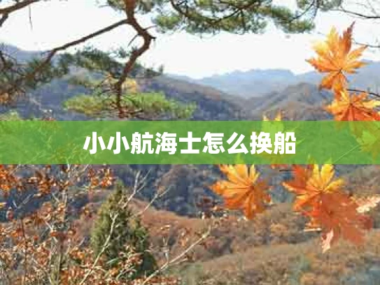 小小航海士怎么换船