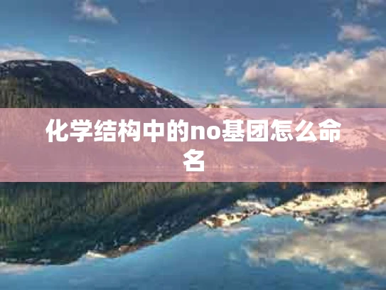 化学结构中的no基团怎么命名