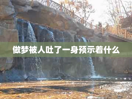做梦被人吐了一身预示着什么