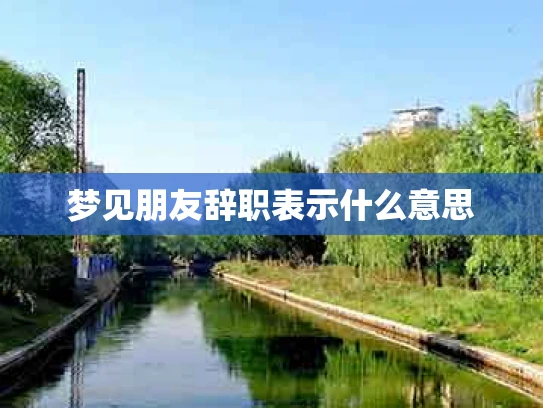 梦见朋友辞职表示什么意思