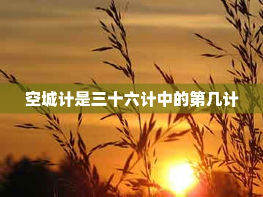 空城计是三十六计中的第几计