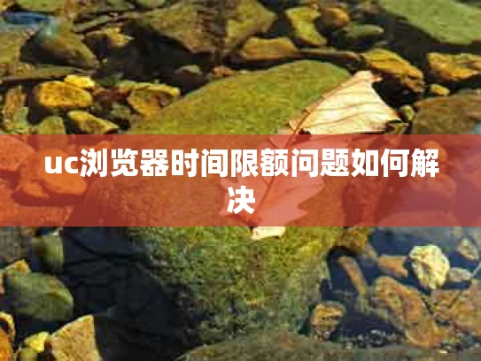 uc浏览器时间限额问题如何解决