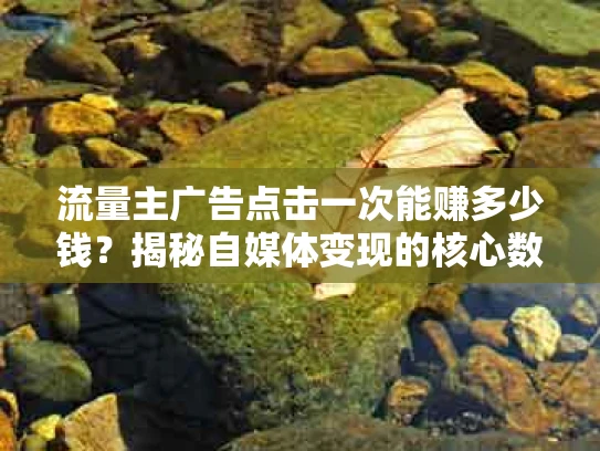流量主广告点击一次能赚多少钱？揭秘自媒体变现的核心数据