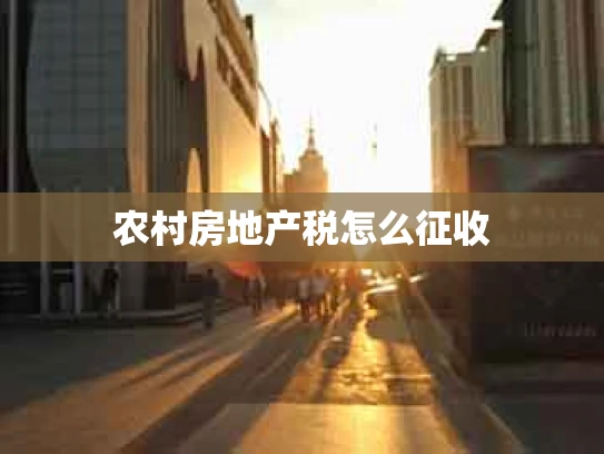 农村房地产税怎么征收