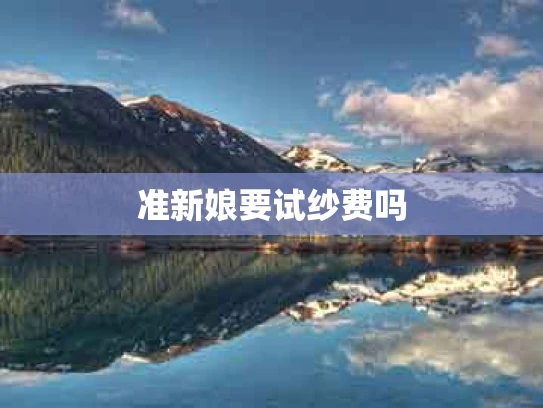 准新娘要试纱费吗