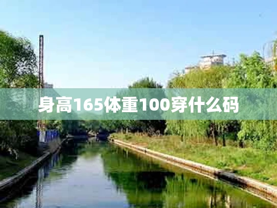 身高165体重100穿什么码