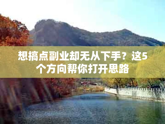 想搞点副业却无从下手？这5个方向帮你打开思路