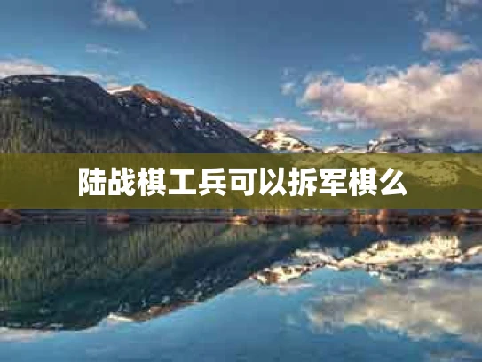 陆战棋工兵可以拆军棋么