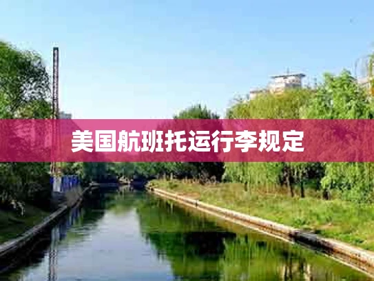 美国航班托运行李规定