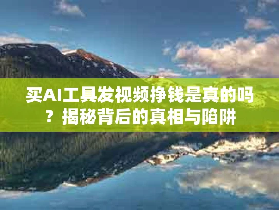 买AI工具发视频挣钱是真的吗？揭秘背后的真相与陷阱