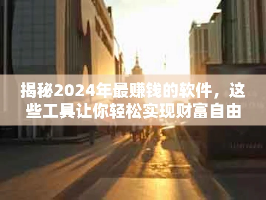 揭秘2024年最赚钱的软件，这些工具让你轻松实现财富自由
