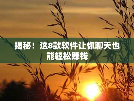 揭秘！这8款软件让你聊天也能轻松赚钱