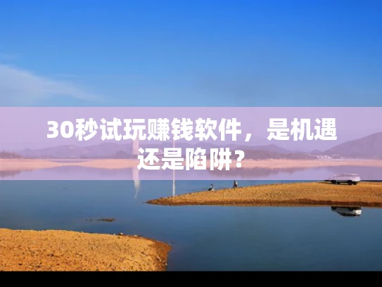 30秒试玩赚钱软件，是机遇还是陷阱？
