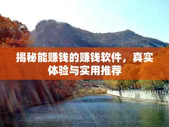 揭秘能赚钱的赚钱软件，真实体验与实用推荐